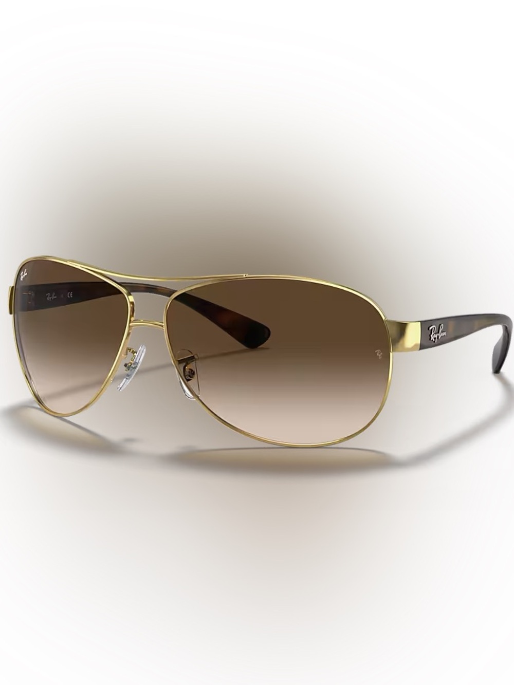 Ray-Ban Gold Frame Brown Gradient Aviator Sunglasses - Ray-Ban RB3386